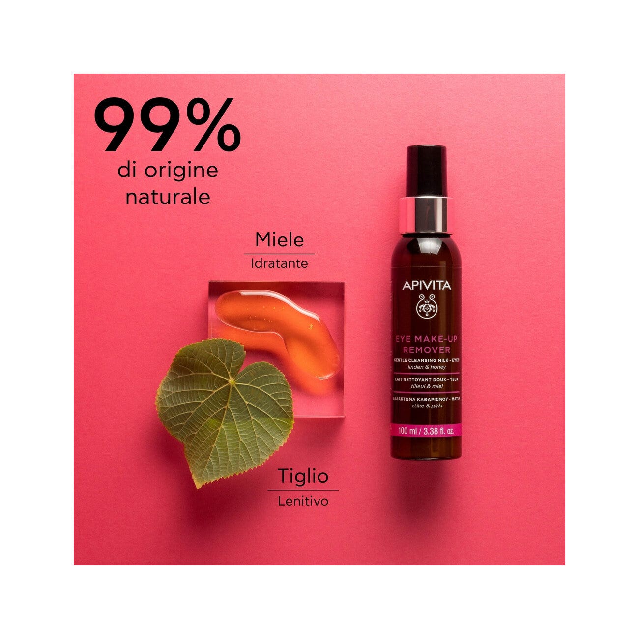 Apivita Latte Detergente Delicato Occhi 100ml-3