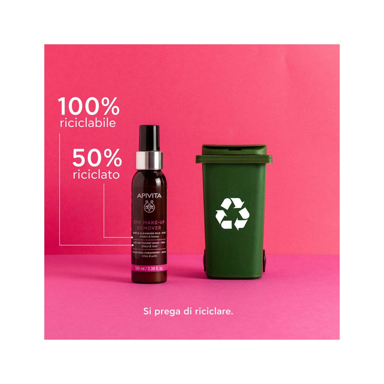 Apivita Latte Detergente Delicato Occhi 100ml-7