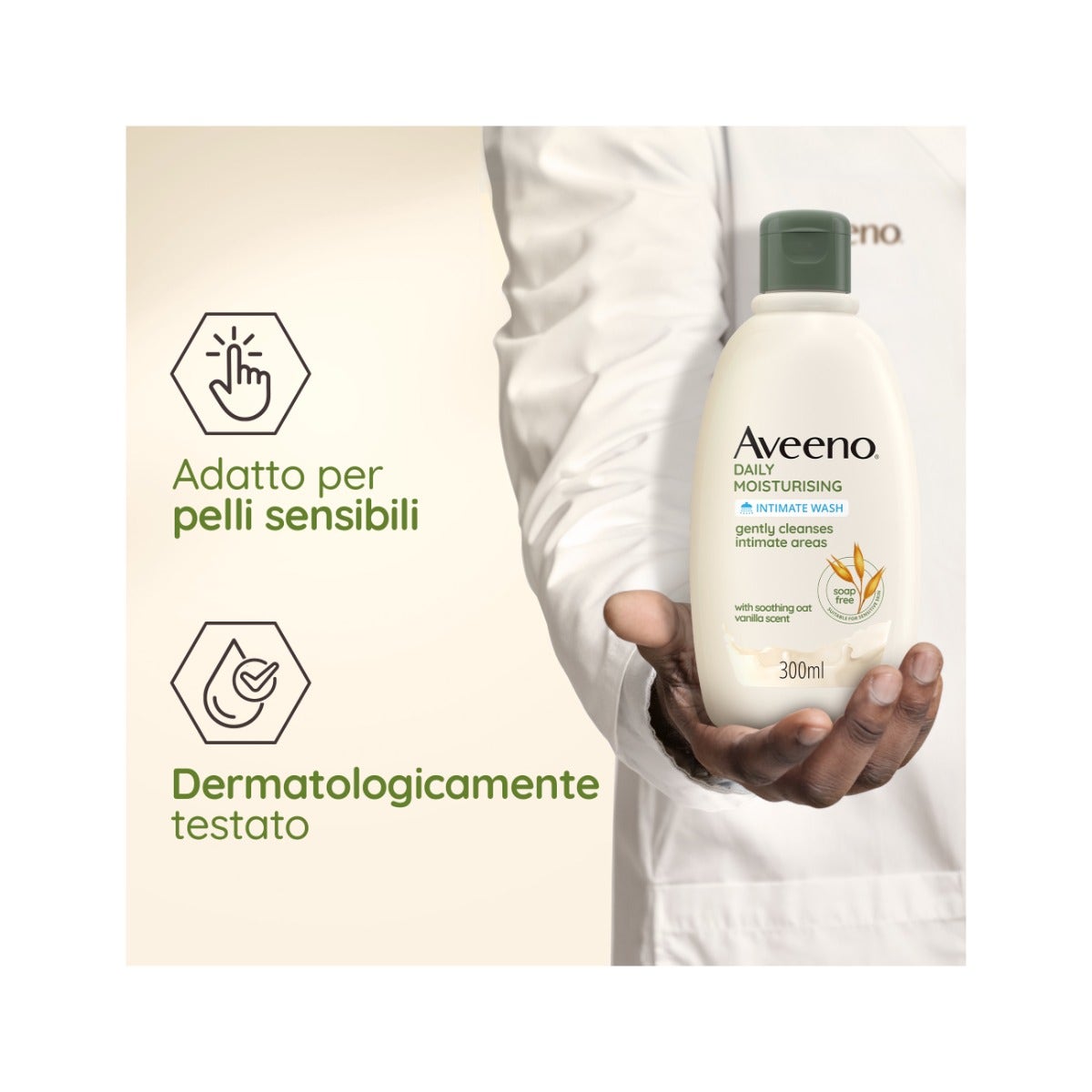 Aveeno Daily Moisturising Detergente Intimo 300 ml-13