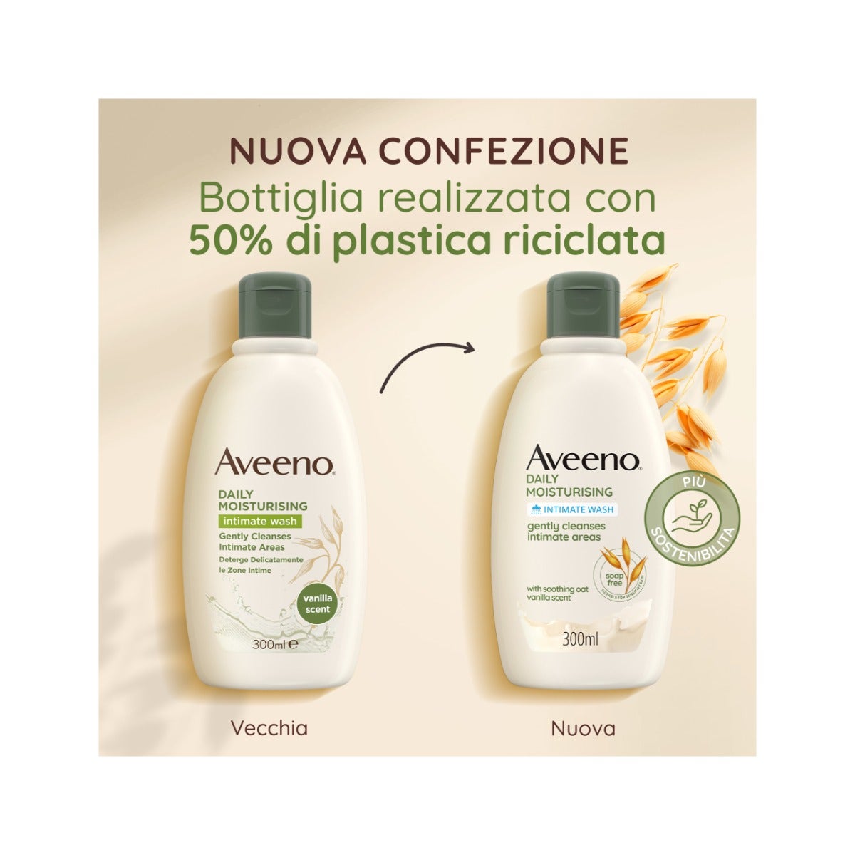 Aveeno Daily Moisturising Detergente Intimo 300 ml-15