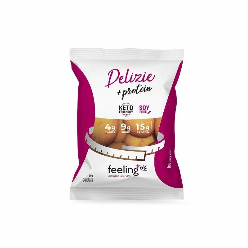 Feeling Ok Delizia +Protein Vaniglia-Limone 50g-1