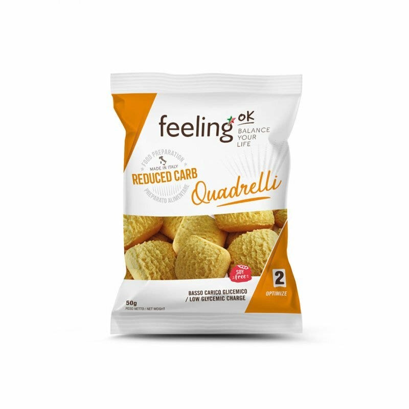 Feeling Ok Quadrelli +Fibre Arancia 50g-1