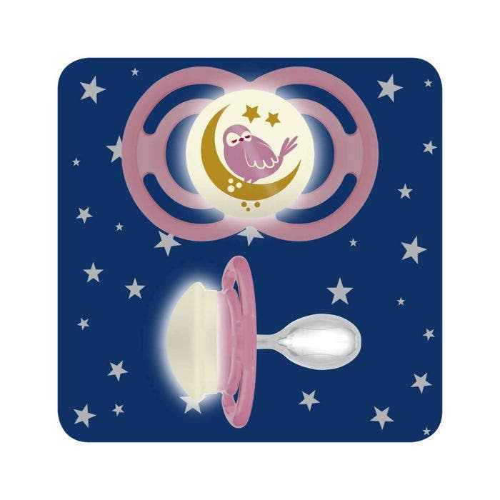 Mam Perfect Night Succhietto Silicone Femmina 1 Pezzo 2-6 Mesi-2