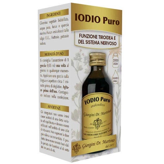 Dr Giorgini Iodio Puro Analcolico 100ml-2
