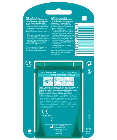 Compeed Cerotti Vesciche Extreme 5 Pezzi  - 4