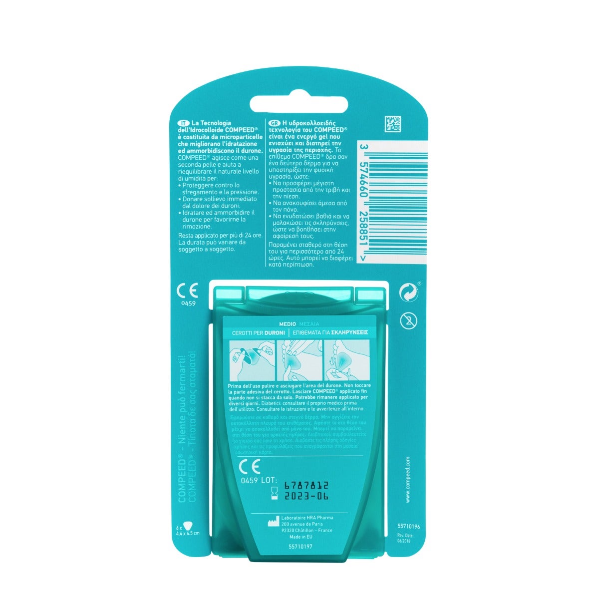 Compeed Cerotti Duroni Medio 6 pezzi-2
