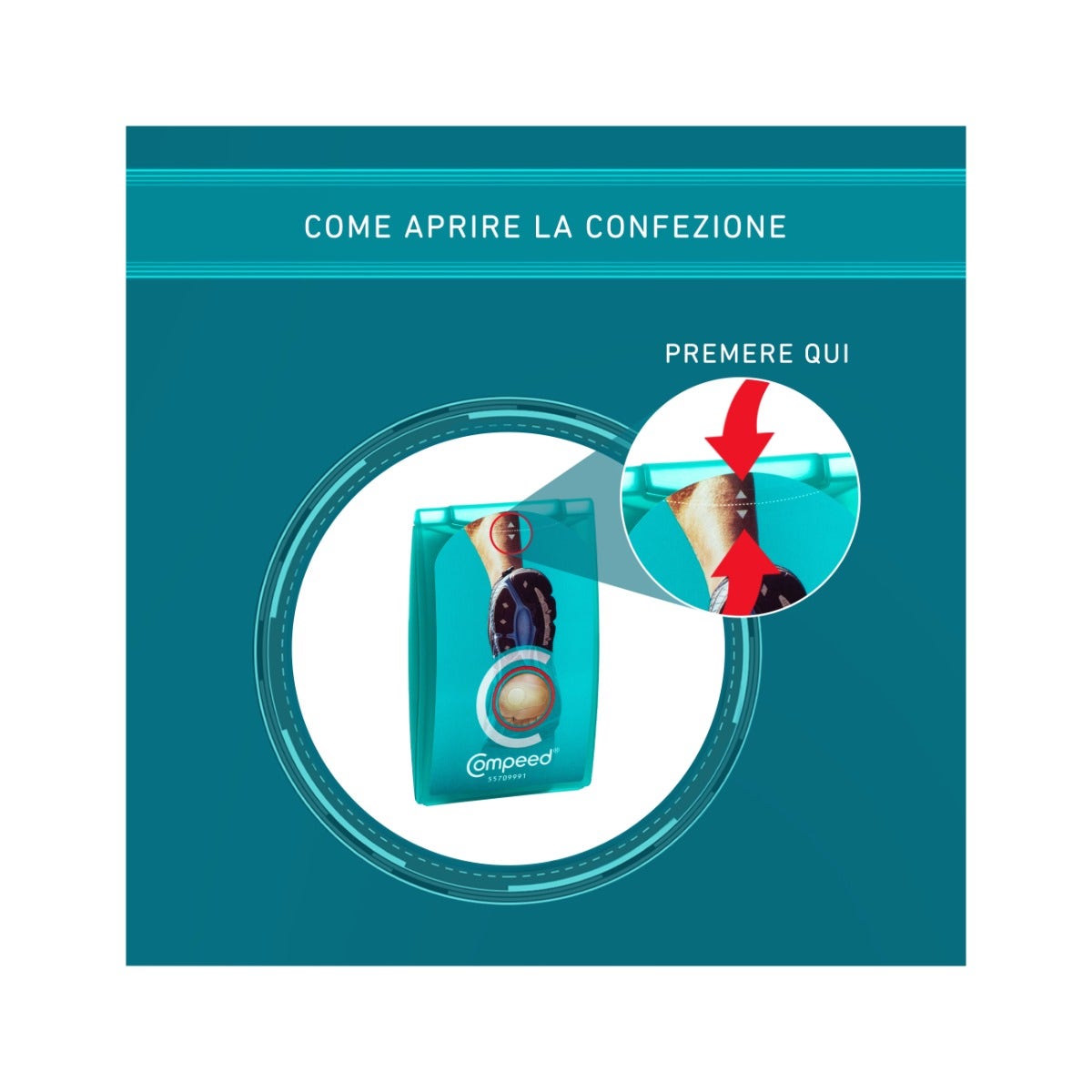 Compeed Cerotti Vesciche Pianta Piede Sport 5 Pezzi-6