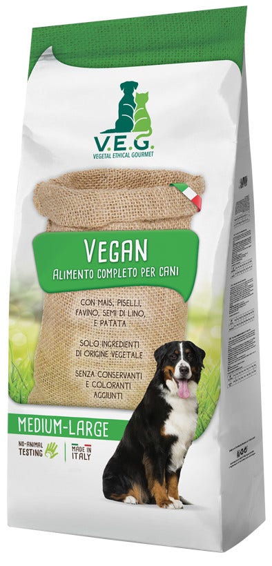 Marpet Vegan Dog Cibo Secco Per Cani Taglia Medium Large Sacco 12Kg-1