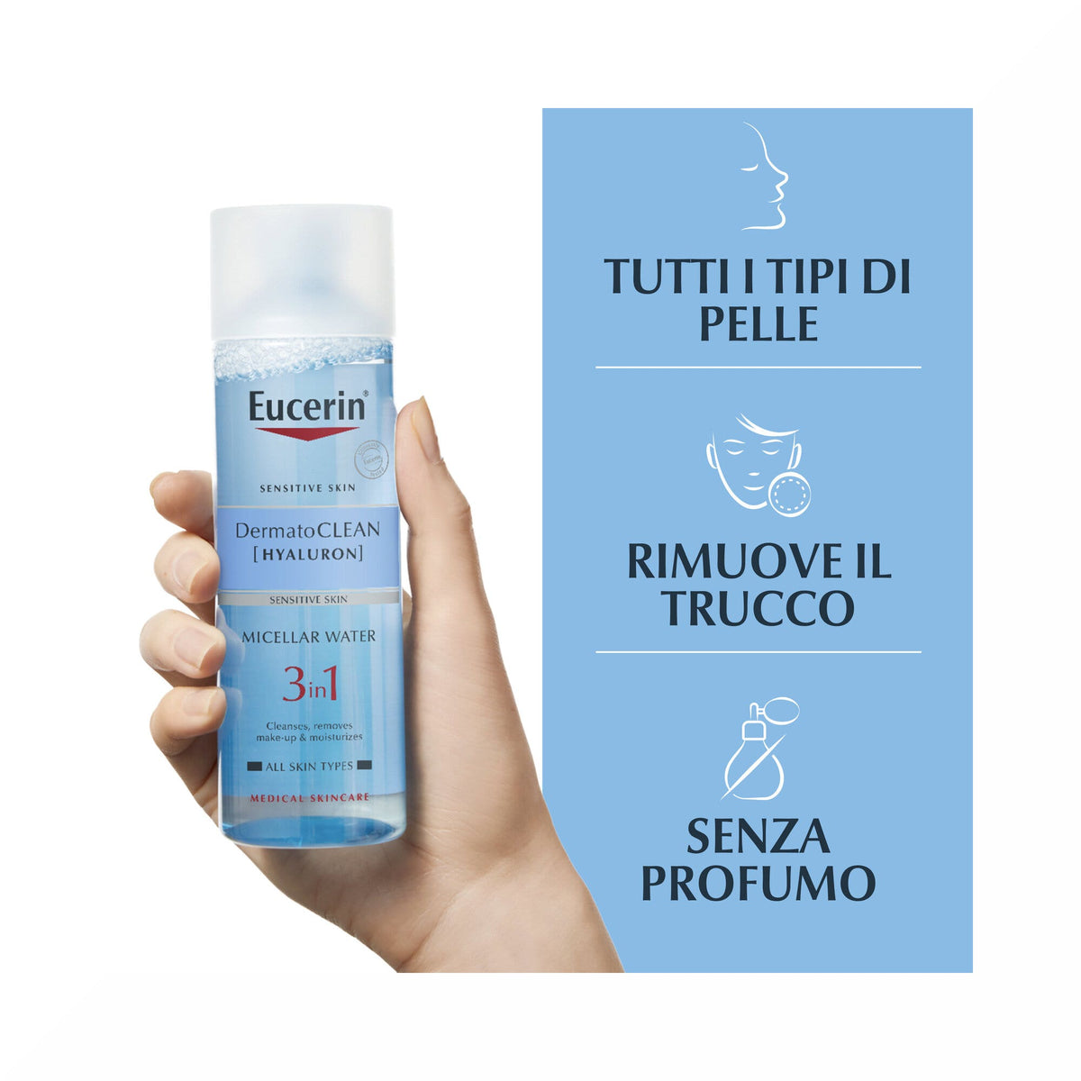 Eucerin Dermatoclean Acqua Micellare 200ml-3