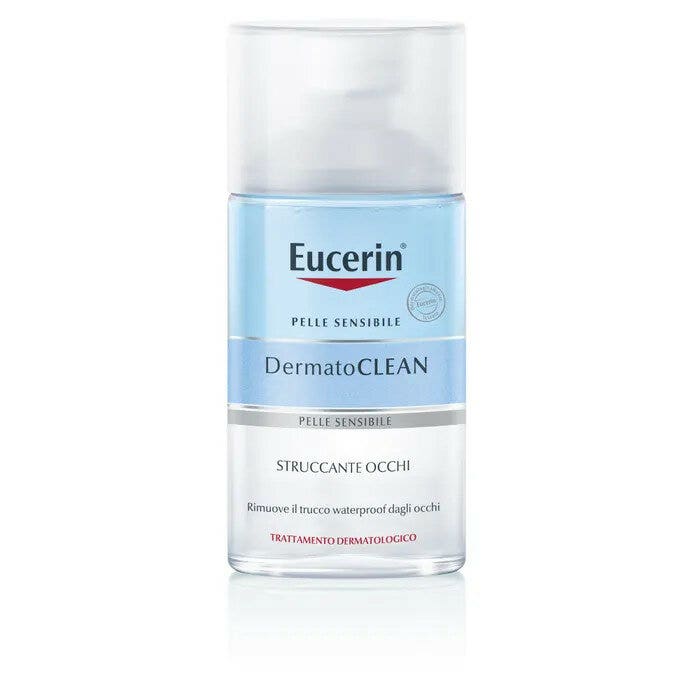 Eucerin Dermatoclean Struccante Occhi Waterproof trattamento 125 ml-1