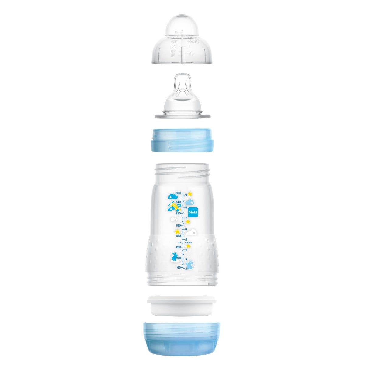 Mam Easy Start Biberon Anti-Colic Flow Per Bambini 2 Mesi+ 260ml-2