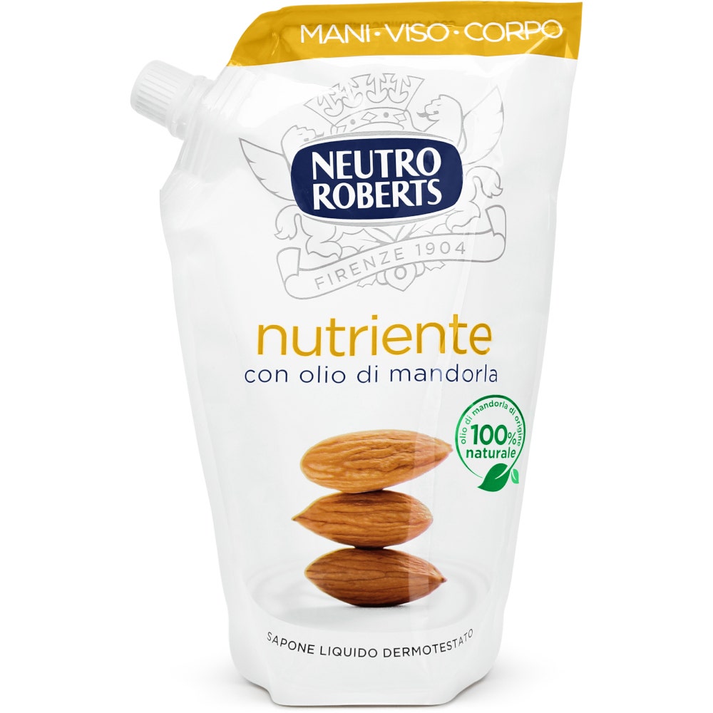 Neutro Roberts Sapone Liquido Ecopouch Nutriente 400ml  - 3