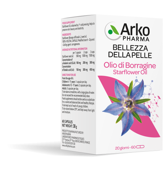 Arkopharma Olio Di Borragine 60 Capsule