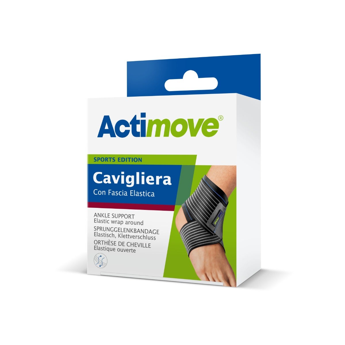 Actimove Sport Cavigliera Elastica Taglia L-3