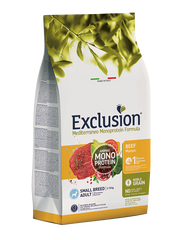 Exclusion Mediterraneo Monoprotein Formula Noble Grain Beef Crocchette Con Manzo Per Cani Adulti Taglia Piccola Sacco 2kg-1
