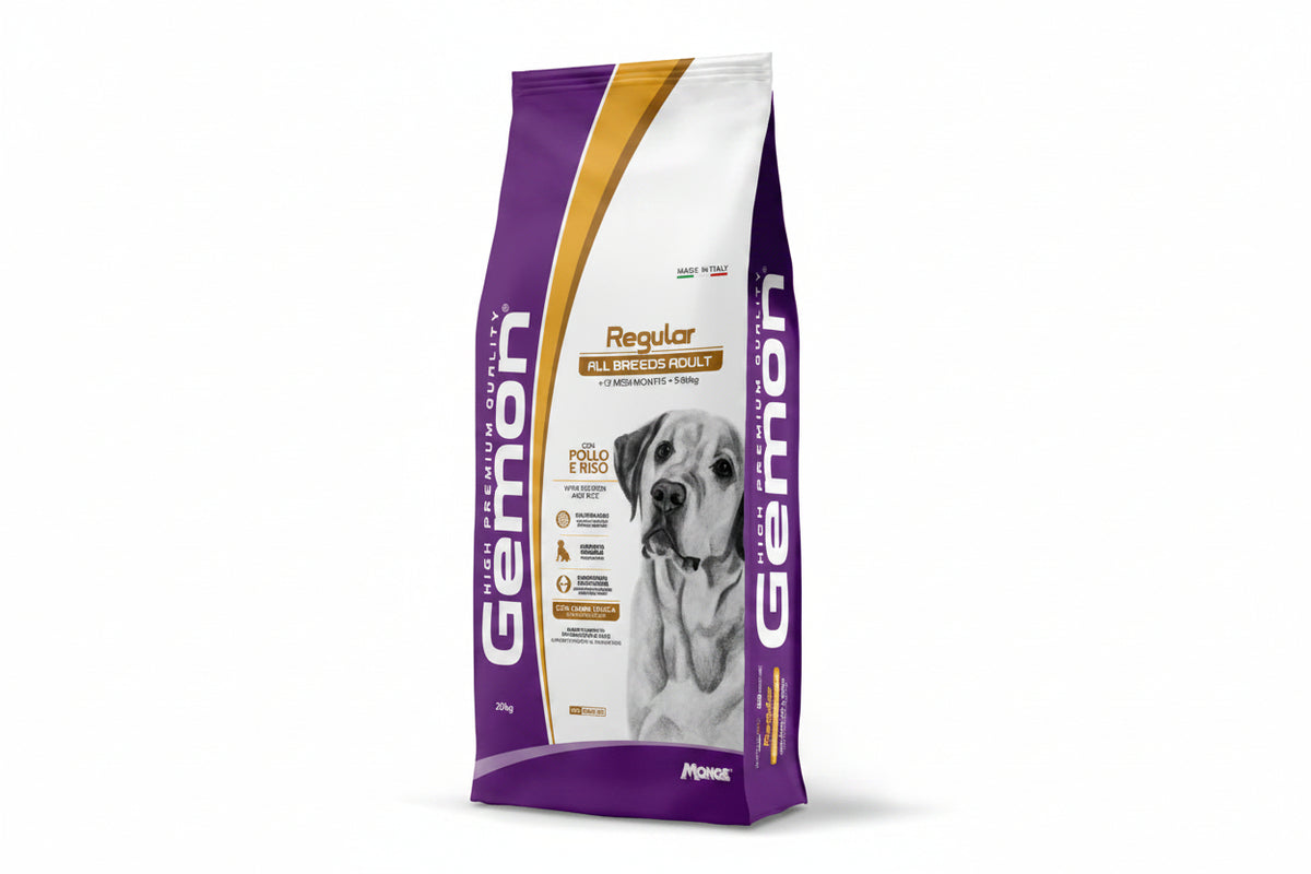 Gemon All Breeds Regular per Cani Adulti con Pollo e Riso 20Kg