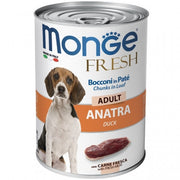 Monge Fresh Adult Anatra Cibo Umido per Cani Adulti 400g-1