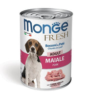 Monge Fresh Adult Maiale Cibo Umido Per Cani Adulti 400g-1