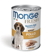 Monge Fresh Adult Pollo Cibo Umido per Cani Adulti 400g-1