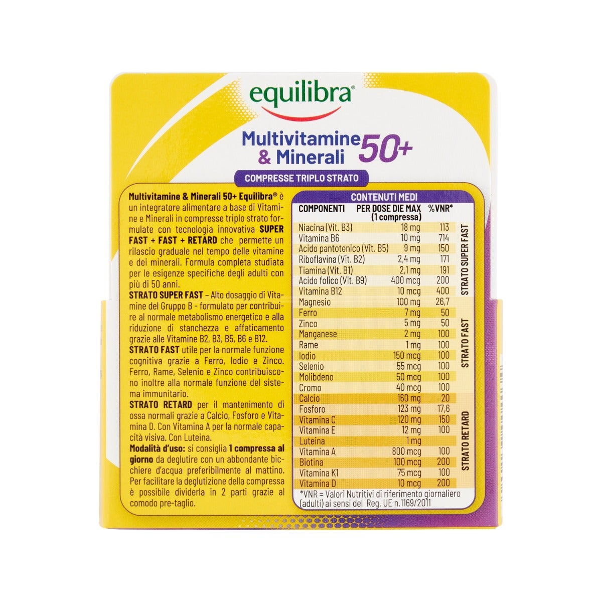 Equilibra Multivitamine & Minerali 50+ 30 Compresse-12