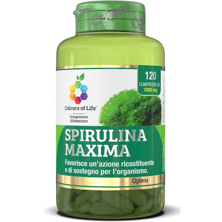 Colours Of Life Spirulina Maxima 120 Compresse 1000mg - 3