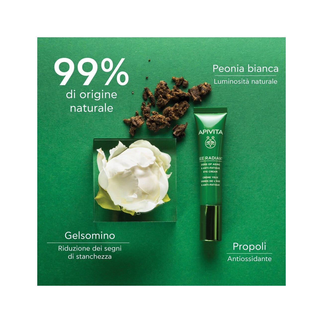 Apivita Bee Radiant Crema Occhi Anti-Fatica 15ml-3