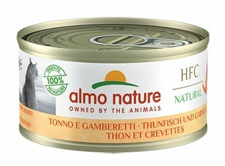 Almo Nature HFC Natural Cibo Umido Tonno E Gamberetti Per Gatti Adulti Lattina 280g-2