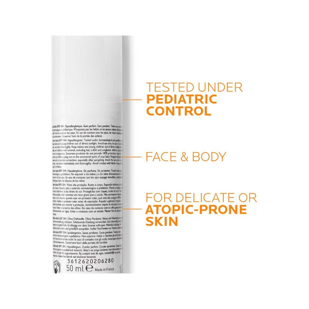 La Roche-Posay Anthelios Latte Solare Bebè SPF50+ 50ml-6