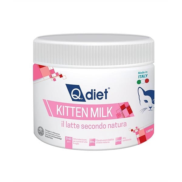 Q.Vet Q Diet Kitten Milk Latte In Polvere Per Gattini 150g-1