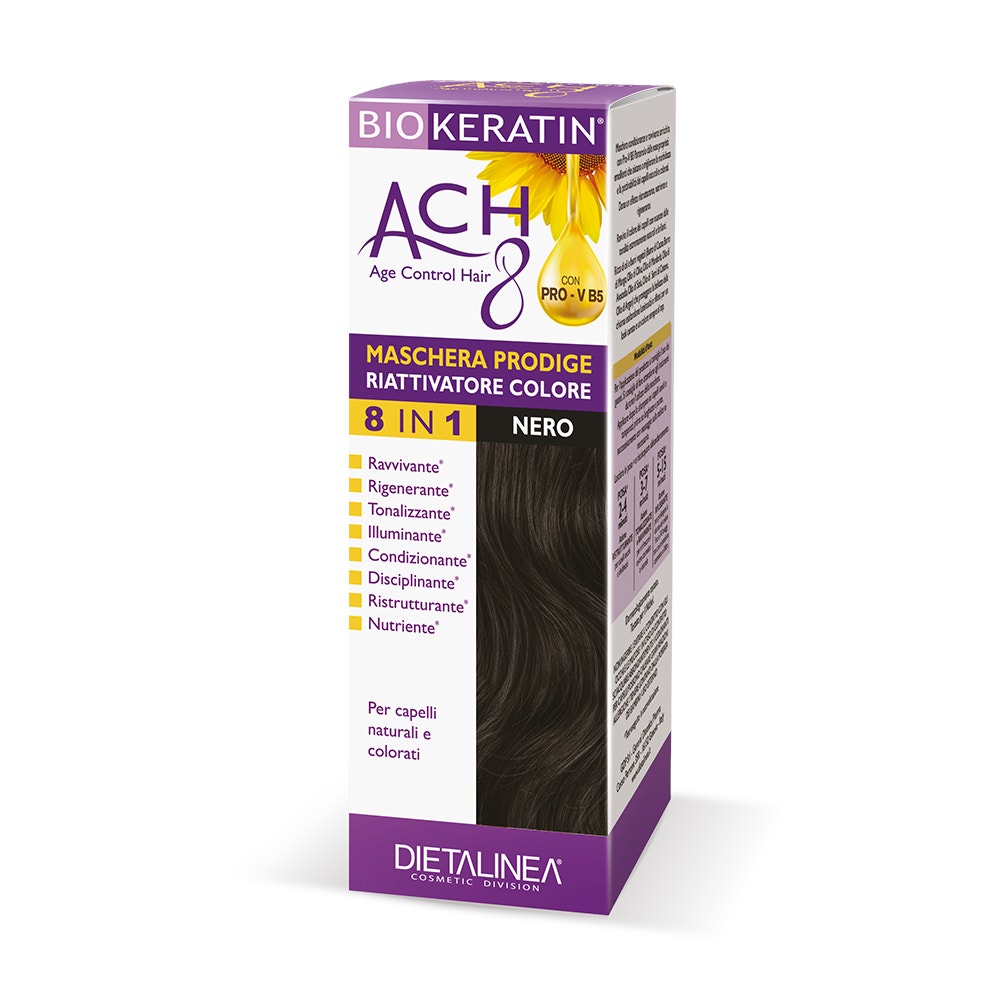 Biokeratin ACH 8 Maschera Prodige Riattivatore Colore Nero Per Capelli 150ml-2