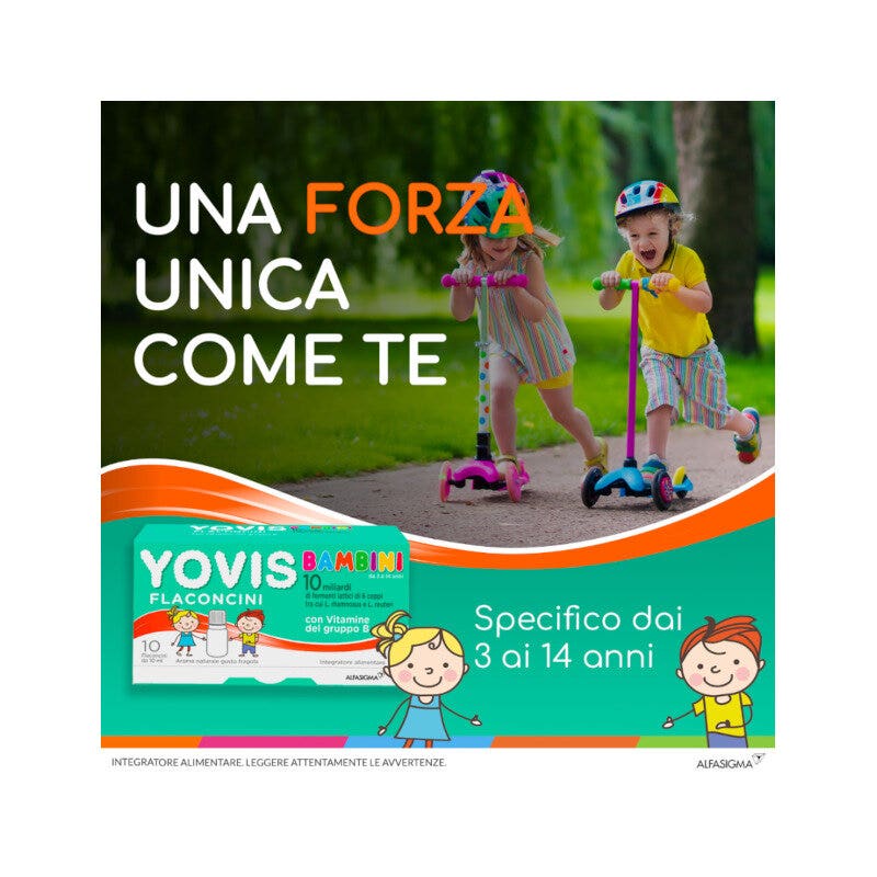 Yovis Bambini Flaconcini Fragola 10x10ml-11