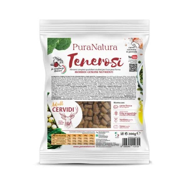 PuraNatura Tenerosi Cervidi Cibo Secco Cani Adulti Sacco 200g-2