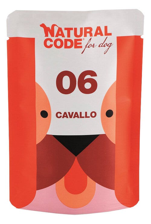 Natural Code 06 Cavallo Cani Adulti Busta 100g-1