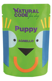 Natural Code Puppy Agnello Cani Cuccioli Busta 100g-1