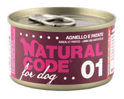Natural Code 01 Agnello E Patate Cani Adulti Lattina 90g-1