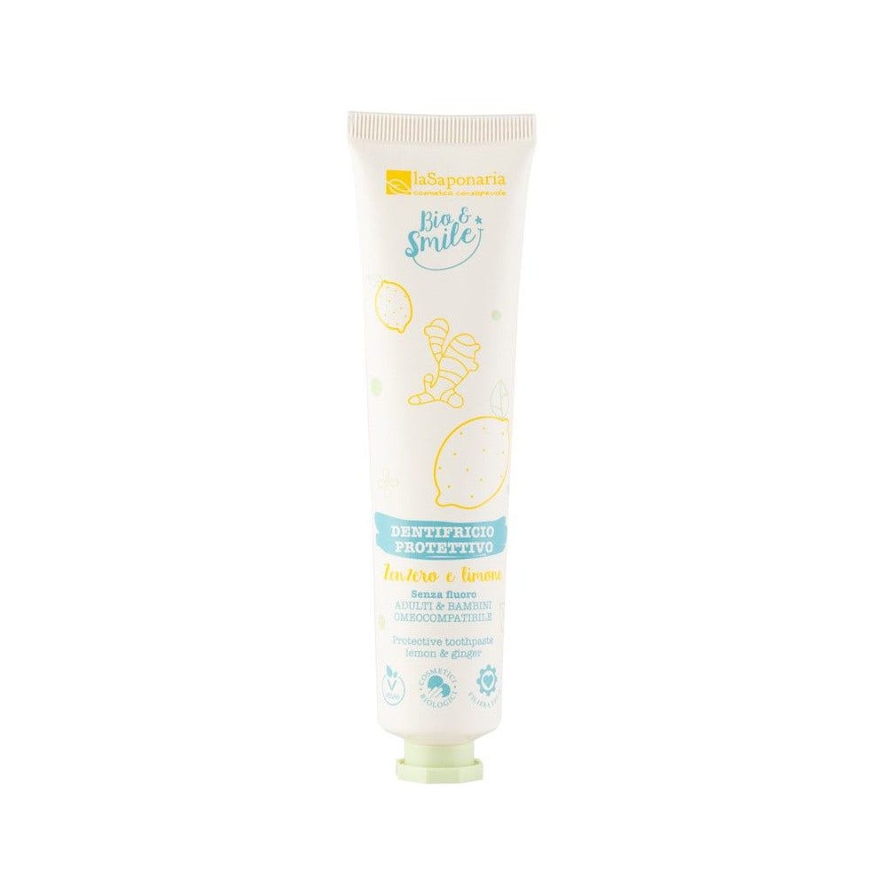 La Saponaria Bio&Smile Dentifricio Protettivo Limone/Zenzero 75ml-1