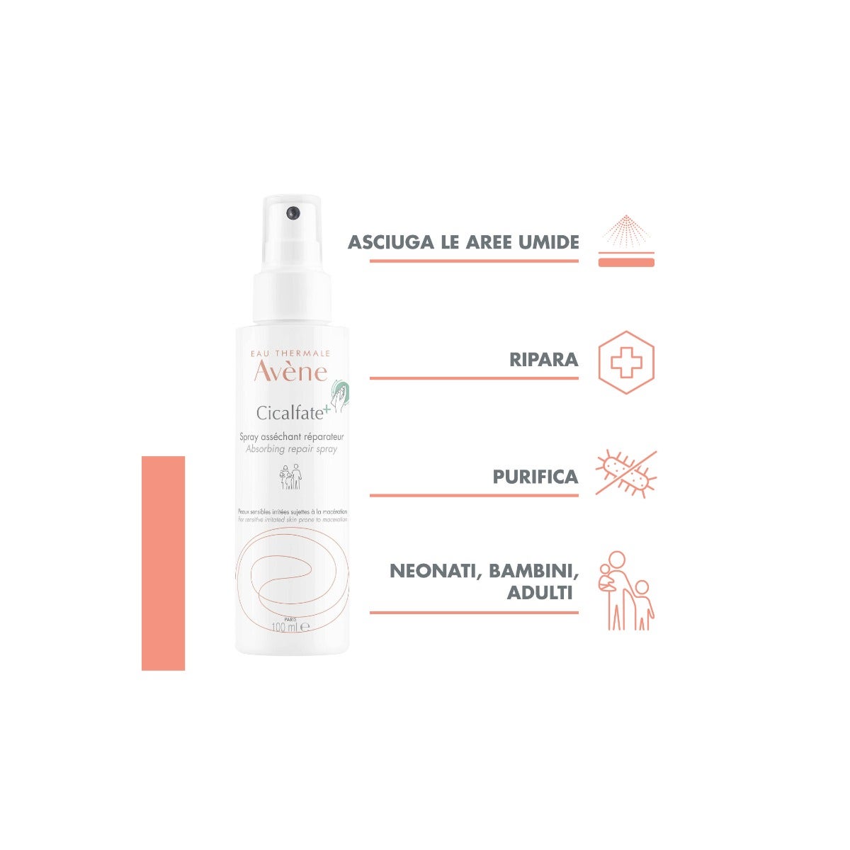 Avène Cicalfate+ Spray Assorbente Ristrutturante 100ml-3