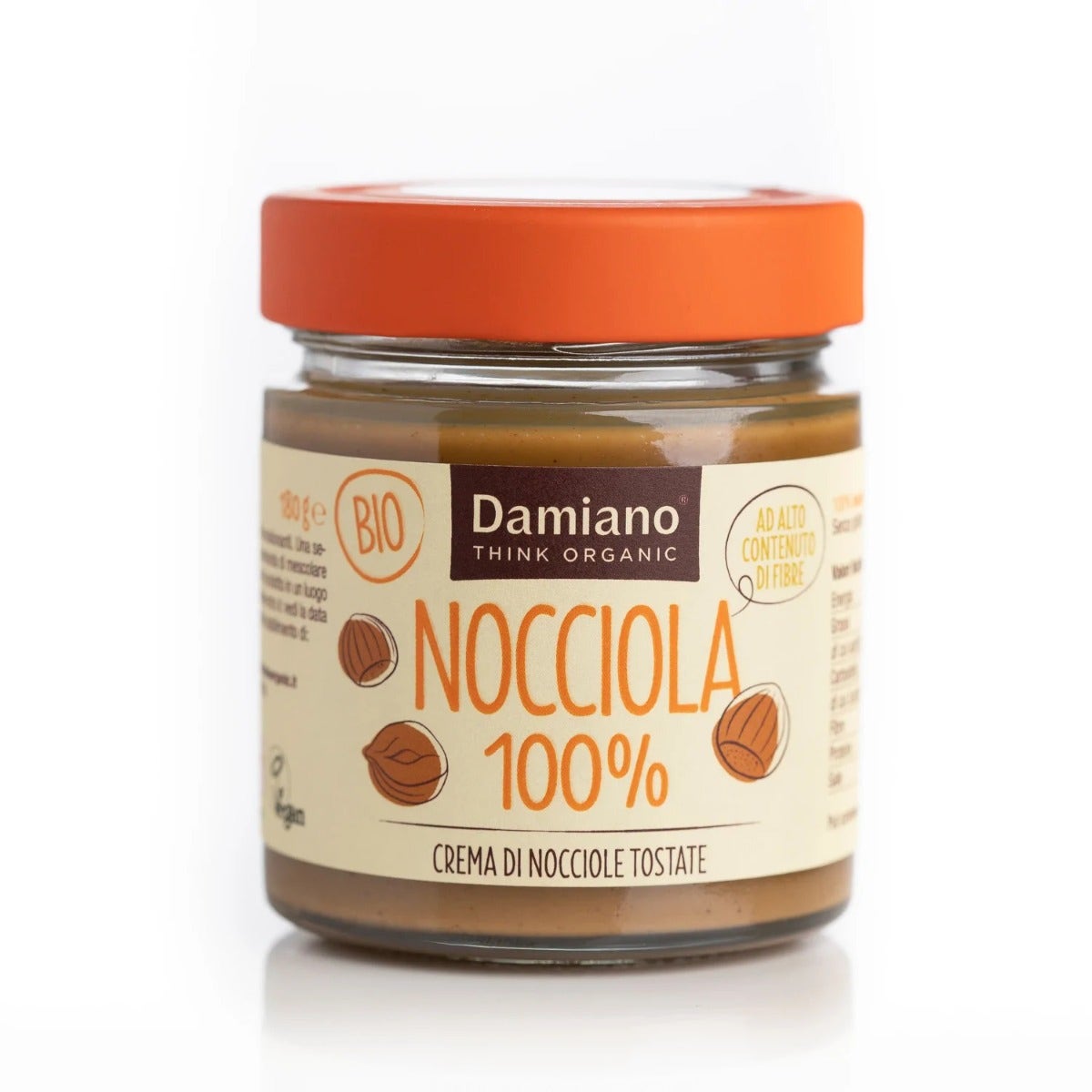 Damiano Crema Alle Nocciole Tostate Bio 180g-2