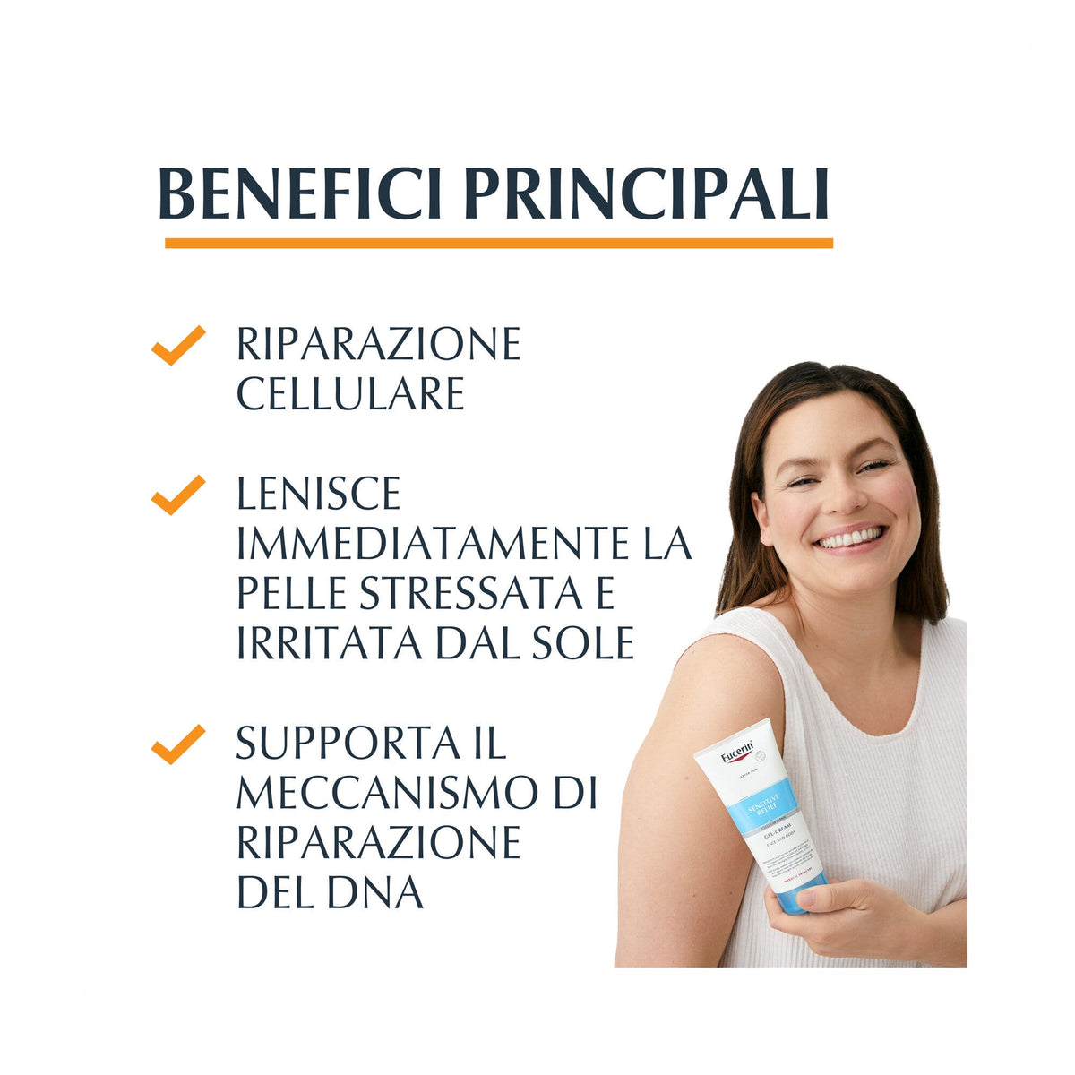 Eucerin after sun Sensitive Relief Crema-Gel 200ml-2
