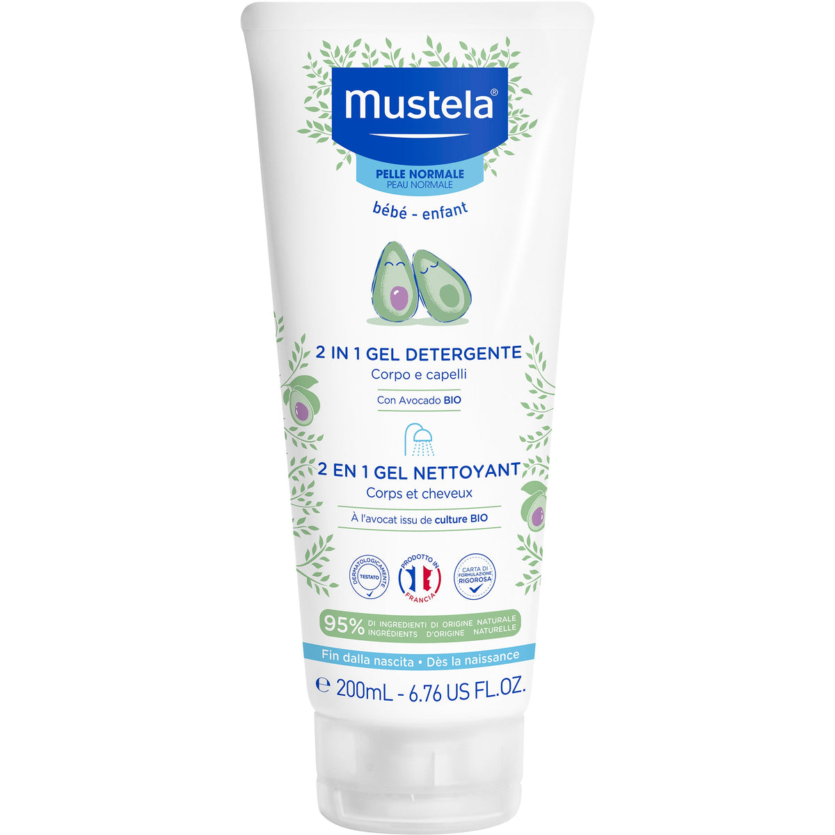 Mustela Gel 2 In 1 200ml  - 3