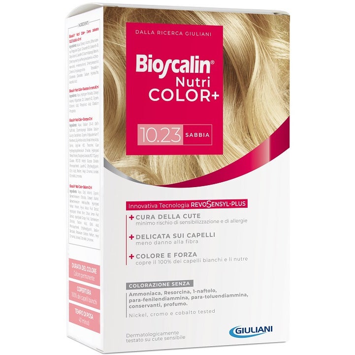 Bioscalin Nutricolor Plus Colorazione Capelli Permanente 10,23 Sabbia  - 2