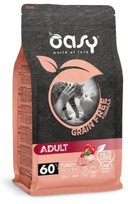 Oasy Grain Free Formula Adult Tacchino Cibo Secco Per Gatti 300g-1