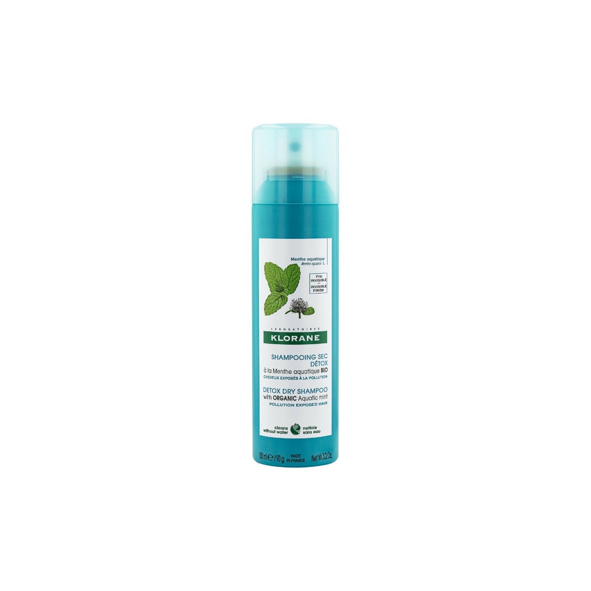 Klorane Shampoo Secco Menta Acquatica 150ml-4