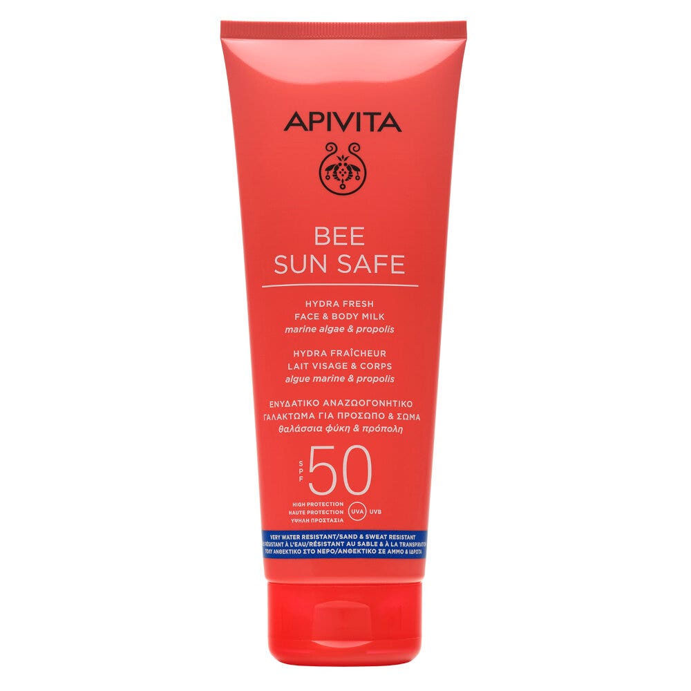 Apivita Bee Sun Safe Hydra Fresh Latte Solare SPF50 Viso Corpo 200ml-1