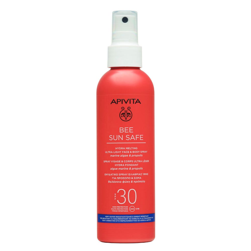 Apivita Bee Sun Safe Spray Hydra Melting Viso e Corpo Ultra-Leggero SPF30 200ml-1