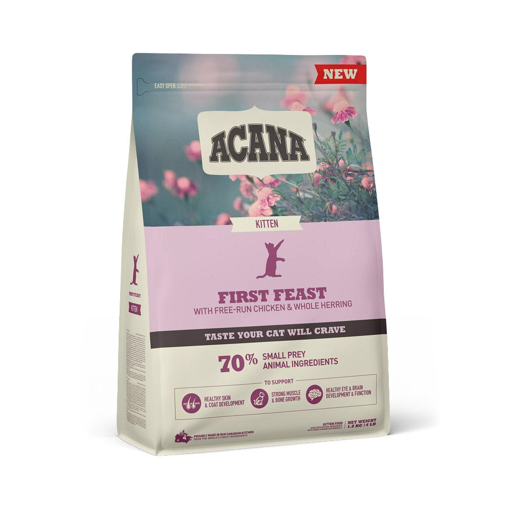 Acana Gatto Kitten First Feast Crocchette Pollo e Aringa Sacco 340g-2