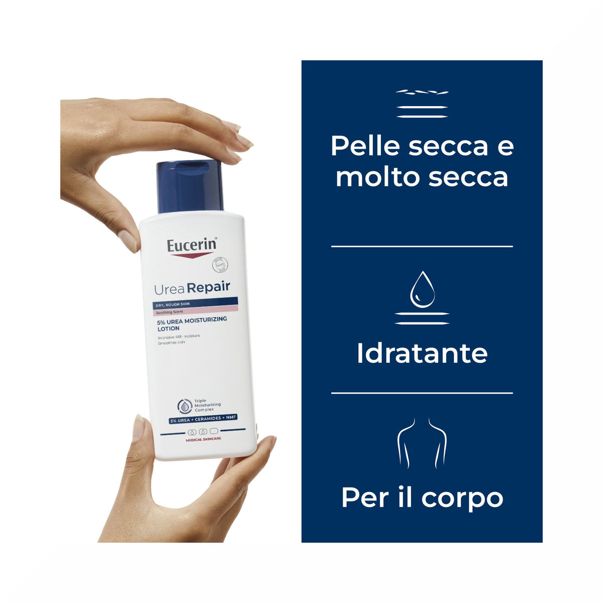Eucerin UreaRepair PLUS 5% Urea Emulsione Idratante 250ml-3