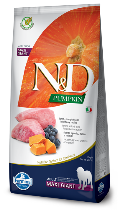 Farmina N&D Pumpkin Agnello E Zucca Cani Adulti Taglia Molto Grande Sacco 12kg-2