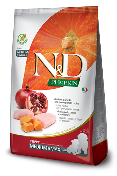 Farmina N&D Pumpkin Pollo E Zucca Cani Cuccioli Taglia Media E Grande Sacco 2,5kg-2