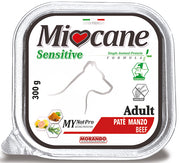 Miocane Sensitive Protein Adult Paté al Manzo per Cani Adulti 300 g